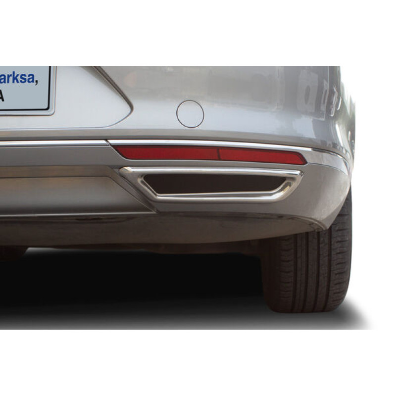 OMSA VW Passat B8 Krom R Line Difüzör Egzoz Çerçevesi 2015-2019 Arası