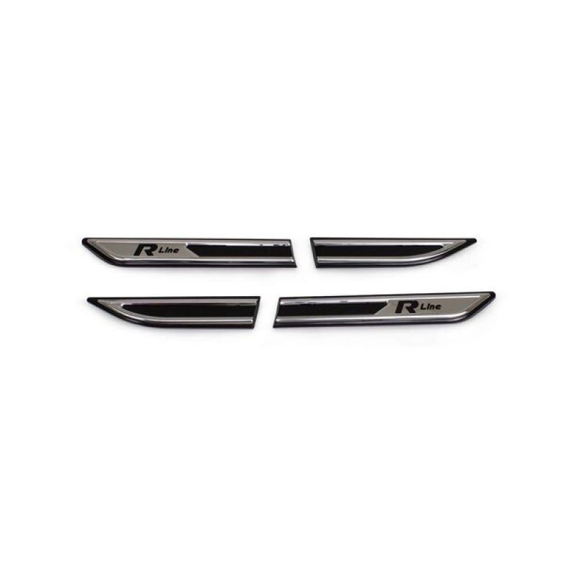 OMSA VW Passat B8 R-Line Krom Çamurluk Çıtası Siyah ABS 2015 ve Sonrası