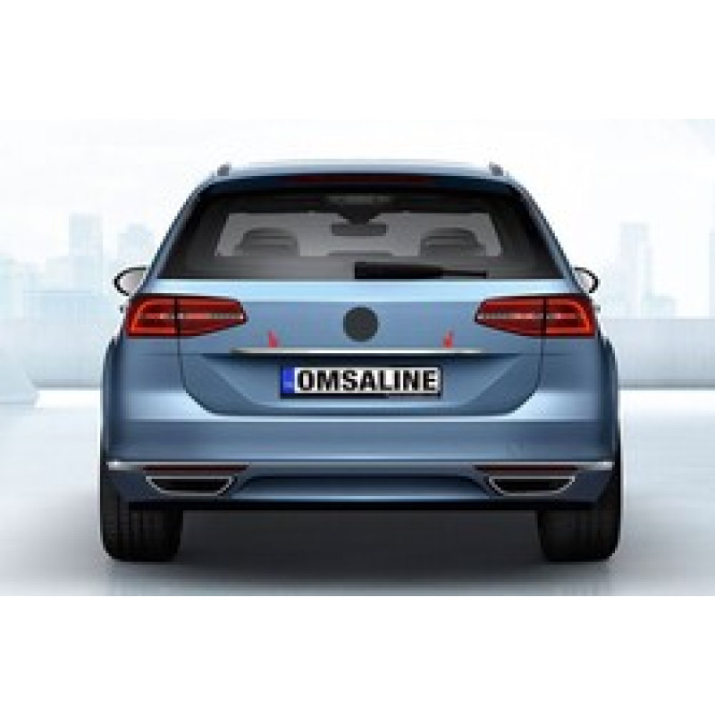 OMSA VW Passat B8 Variant Krom Bagaj Çıtası Plaka Üstü 2015 ve sonrası