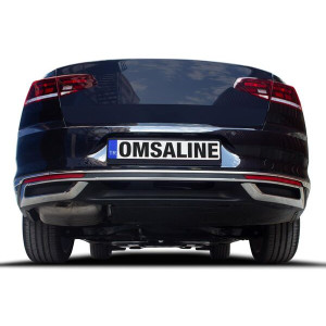 OMSA VW Passat B8.5 SD SW Krom Egzoz Çerçevesi Difüzör 2019 ve Sonrası