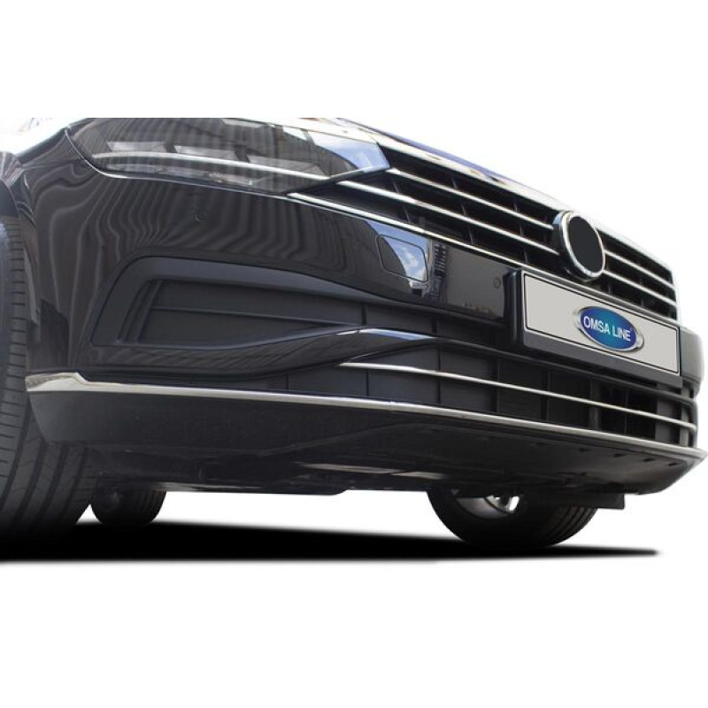 OMSA VW Passat B8.5 Krom Ön Tampon Çıtası 2019 ve Sonrası