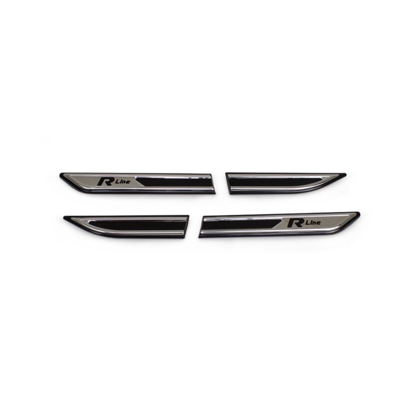 OMSA VW Passat B8 R-Line Krom Çamurluk Çıtası Siyah ABS 2019 ve Sonrası