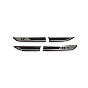 OMSA VW Passat B8 R-Line Krom Çamurluk Çıtası Siyah ABS 2019 ve Sonrası