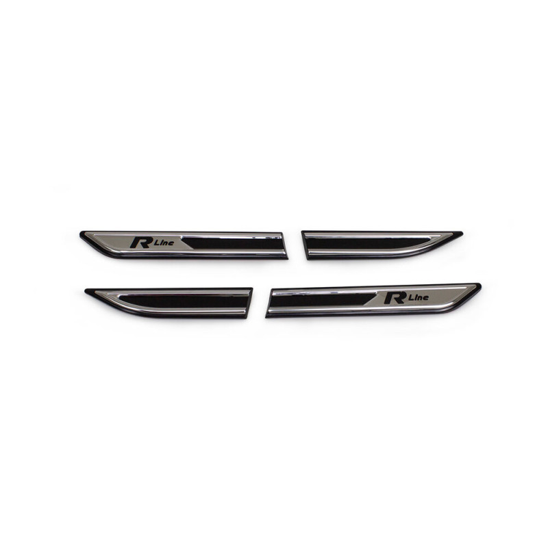 OMSA VW Passat B8 R-Line Krom Çamurluk Çıtası Siyah ABS 2019 ve Sonrası