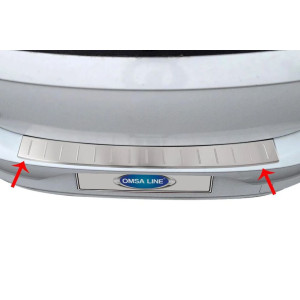 OMSA VW Polo Krom Arka Tampon Eşiği Taşlı 2017 ve Sonrası