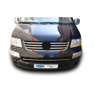 OMSA VW T5 Caravelle Krom Ön Panjur 6 Parça 2003-2010 Arası