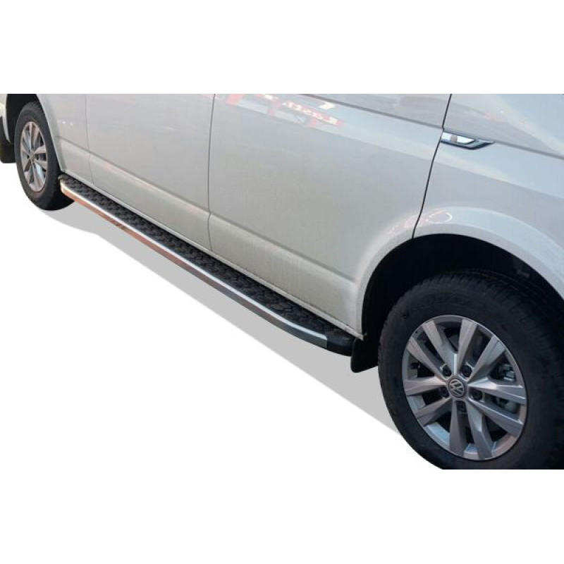 OMSA VW T5 Transporter Blackline Yan Basamak Krom Kısa Şase 2003-2014 Arası