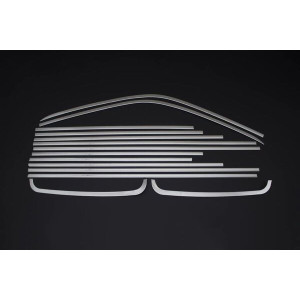 OMSA VW T5 Transporter Krom Cam Çerçevesi 14 Parça Çift Sürgü Kısa Şase 2003-2015 Arası