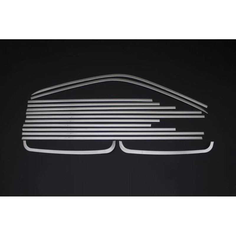 OMSA VW T5 Transporter Krom Cam Çerçevesi 14 Parça Çift Sürgü Kısa Şase 2003-2015 Arası