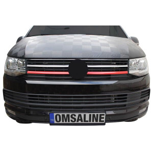 OMSA VW T6 Transporter Kırmızı Krom Ön Panjur 2 Parça 2015-2019 Arası