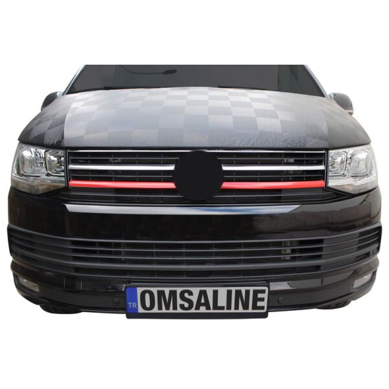 OMSA VW T6 Transporter Kırmızı Krom Ön Panjur 2 Parça 2015-2019 Arası