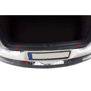 OMSA VW Tiguan Krom Arka Tampon Eşiği 3 Parça Taşlı 2007-2015 Arası