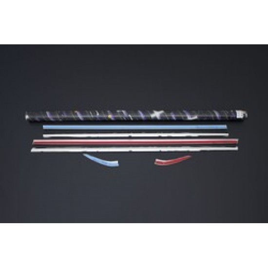 OMSA Citroen C-Elysee SD Krom Cam Alt Çıtası 6 Parça 2012 ve Sonrası