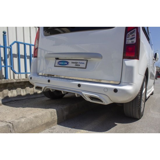 OMSA Citroen Berlingo Krom Bagaj Alt Çıta 2008-2018 Arası