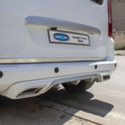 OMSA Citroen Berlingo Krom Bagaj Alt Çıta 2008-2018 Arası