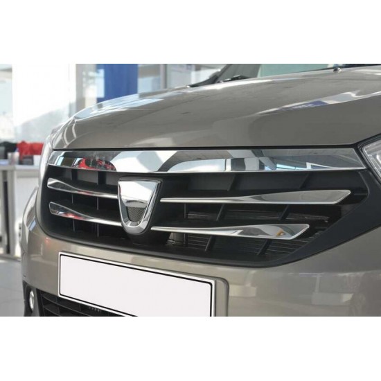 OMSA Dacia Lodgy Krom Ön Panjur 4 Parça 2013 ve Sonrası