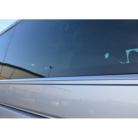 OMSA VW T6.1 Transporter Krom Cam Çerçevesi 14 Parça Çift Sürgülü (Uzun Şase) 2020-2023 Arası