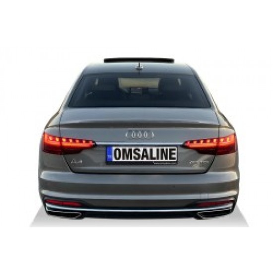 OMSA Audi A4 B9 Sedan Krom Bagaj Çıtası 2016 ve Sonrası OMSA Audi A4 B9 Sedan Krom Bagaj Çıtası 2016 ve Sonrası