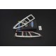 OMSA Citroen Berlingo 2 Krom Stop Çerçevesi 2 Parça Abs 2008-2018 Arası OMSA Citroen Berlingo 2 Krom Stop Çerçevesi 2 Parça Abs 2008-2018 Arası