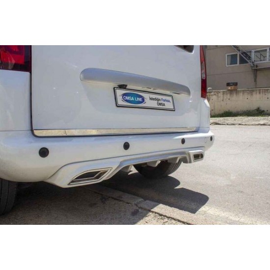 OMSA Citroen Berlingo Krom Bagaj Alt Çıta 2008-2018 Arası