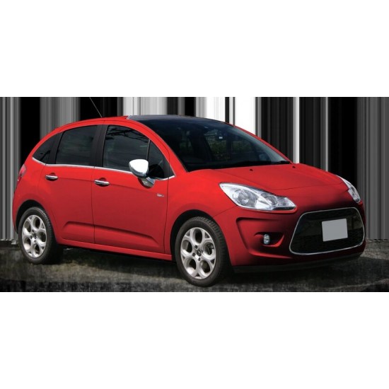 OMSA Citroen C3 Krom Ayna Kapağı 2 Parça 2009 ve Sonrası