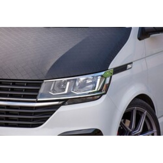 OMSA VW T6.1 Caravelle Krom Far Üstü Çıta 2 Parça 2020-2023 Arası OMSA VW T6.1 Caravelle Krom Far Üstü Çıta 2 Parça 2020-2023 Arası