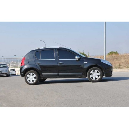 OMSA Dacia Sandero HB Krom Cam Alt Çıtası 4 Parça 2008-2012 Arası