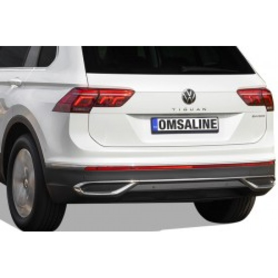 OMSA VW Tiguan Krom Egzoz Çerçevesi 3 Parça 2020-2023 Arası