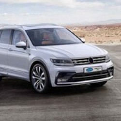 OMSA VW Tiguan Krom Far Üstü Çıta 3 Parça 2016-2020 Arası