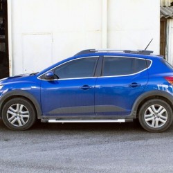 OMSA Dacia Sandero Stepway Krom Cam Çerçevesi 14 Parça 2021 ve Sonrası