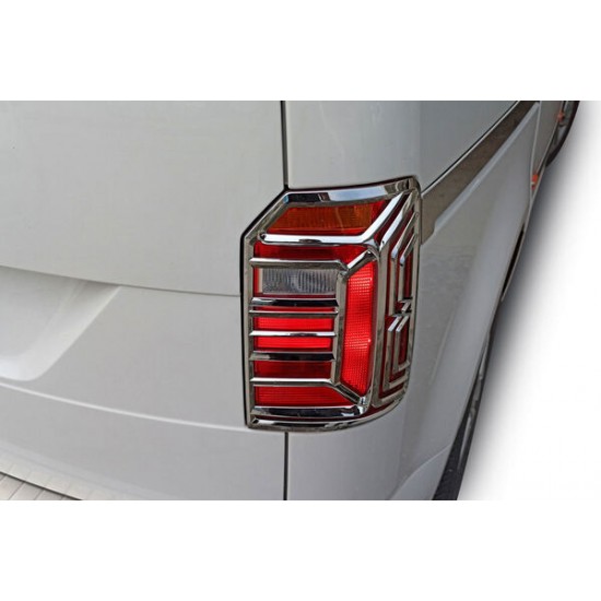 Omkar VW Caddy Minivan Krom Stop Çerçevesi 2 Parça Abs Krom 2015-2019 Arası