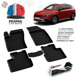 Fiat Egea Cross 4D Havuzlu Paspas Bagaj Havuzu Seti 2020 ve Sonrası