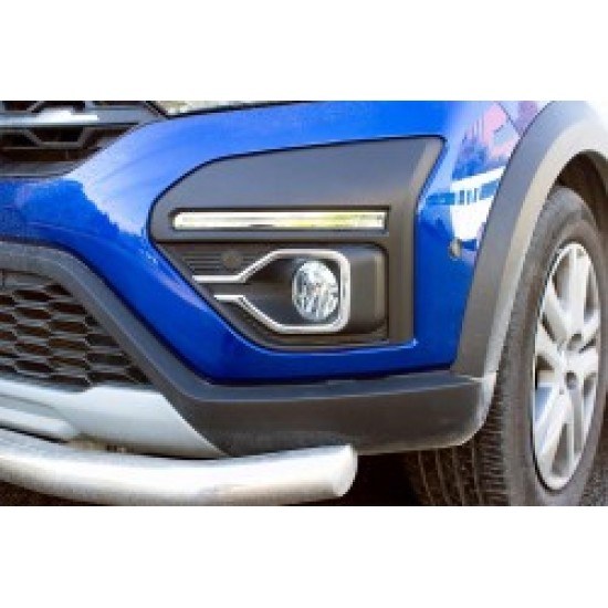 OMSA Dacia Sandero Stepway Krom Sis Far Çerçevesi 2 Parça 2021 ve Sonrası