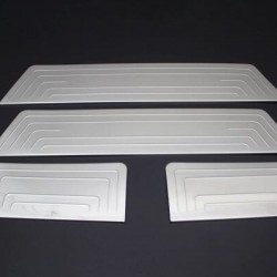 OMSA VW T6 Transporter Krom Kapı Eşiği Taşlı 4 Parça 2015-2019 Arası