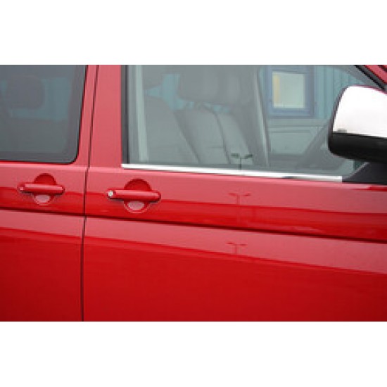 OMSA WV T5 Caravelle Krom Cam Alt Çıtası 2003-2014 Arası OMSA WV T5 Caravelle Krom Cam Alt Çıtası 2003-2014 Arası