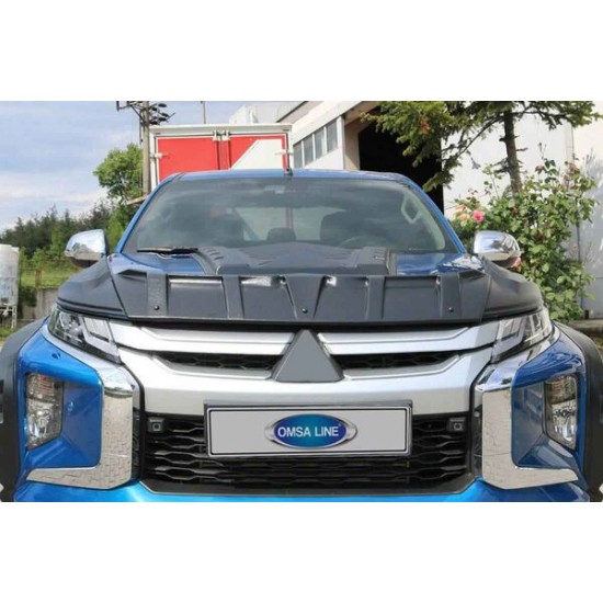 Mitsubishi L200 Dragon Ön Kaput Rüzgarlığı 3 Parça 2020 ve Sonrası Mitsubishi L200 Dragon Ön Kaput Rüzgarlığı 3 Parça 2020 ve Sonrası