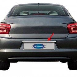 OMSA Citroen C-Elysee Krom Bagaj Çıtası Plaka Üstü 2012 ve Sonrası