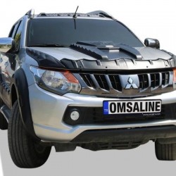 Mitsubishi L200 Dragon Ön Kaput Rüzgarlığı - Koruyucu 3 Parça 2015-2019 Arası