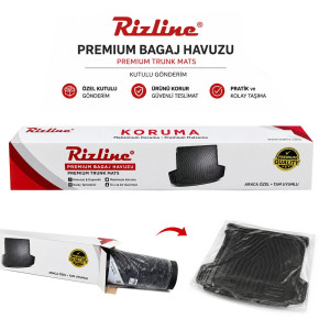 Rizline Premium Citroen C4X 2023 Sonrası Bagaj Havuzu | İnce Stepne