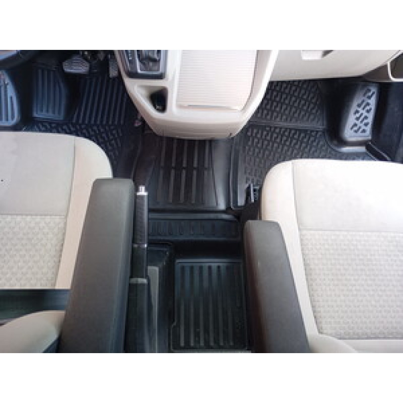 Ford Tourneo Custom 2012-2023 Havuzlu Paspas | Şoför +1 Yolcu Koltuğu - Otomatik Vites