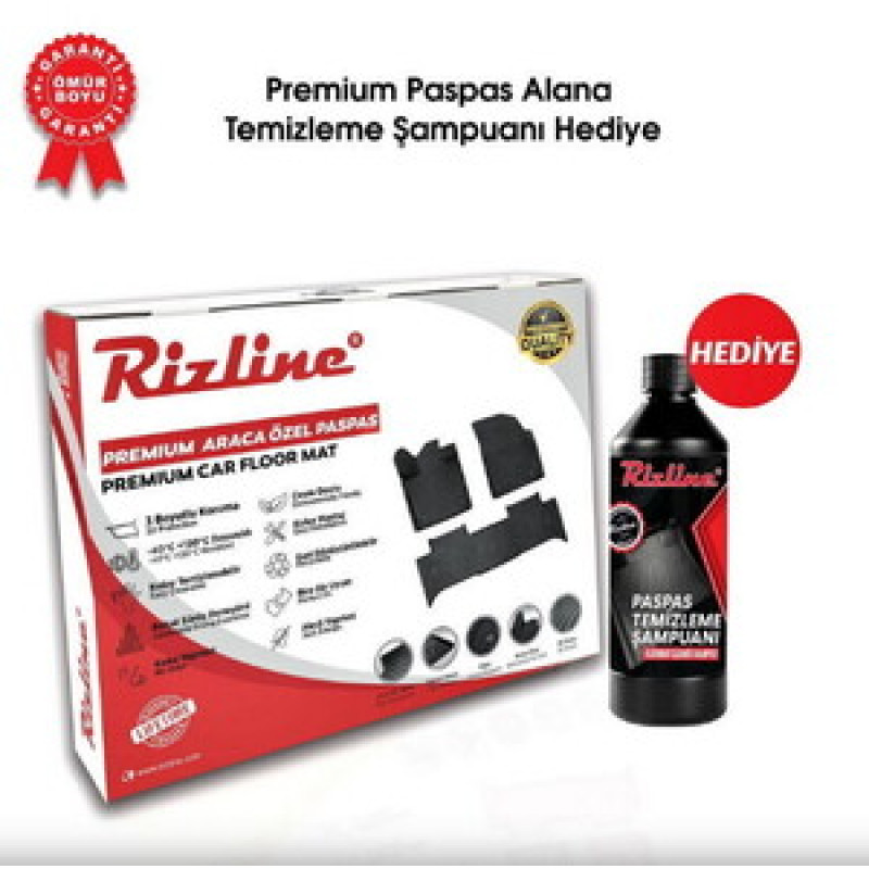 Rizline Premium Skoda Octavia 2013-2020 Havuzlu Paspas