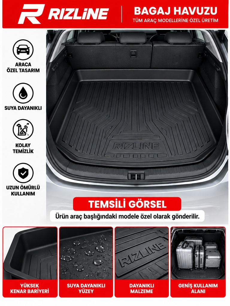 Porsche Cayenne 2002-2010 Bagaj Havuzu