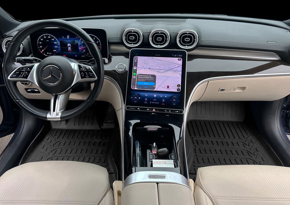 Rizline Premium 9D Mercedes-Benz C Serisi 2022 Sonrası W206 Havuzlu Paspas
