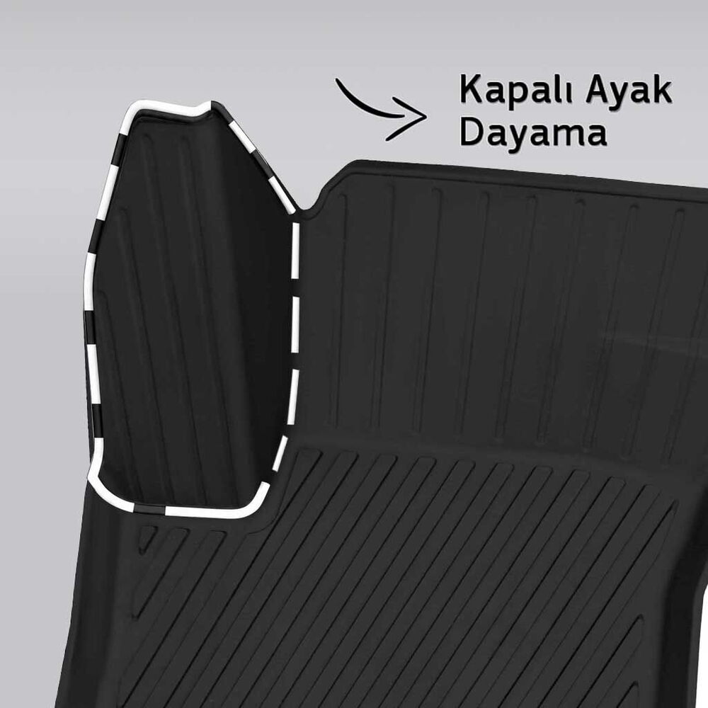 Rizline Premium 9D Renault Megane 4 Sedan 2024 Sonrası Havuzlu Paspas