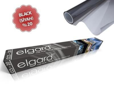Elgard CCS-20 50cm x 6m Orta Koyu Siyah Çizilmez Cam Filmi