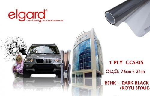 Elgard CCS-05 76cm x 31m Koyu Siyah Çizilmez Cam Filmi
