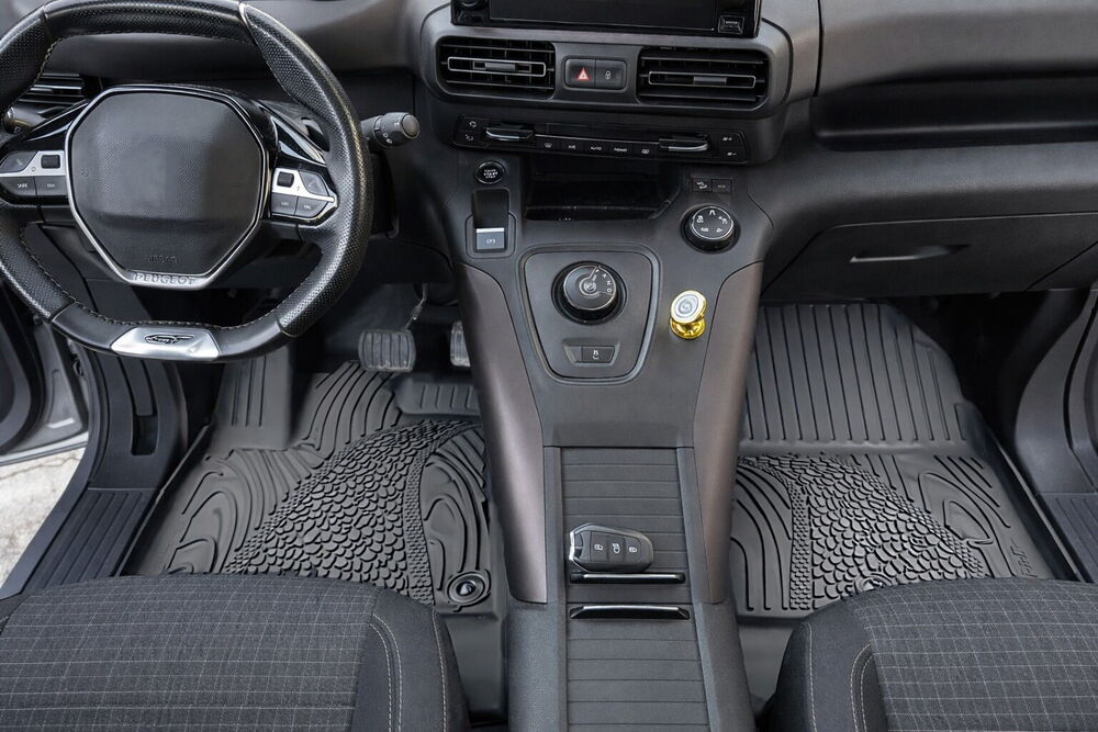 Rizline Premium 9D Toyota Proace City 2019 Sonrası Havuzlu Paspas | Katlanabilir Ön Yolcu Koltuğu